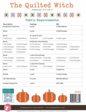 The Quilted Witch - Lori Holt for Bee In My Bonnet