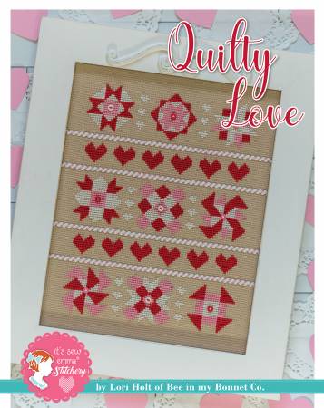 Quilty Love Cross Stitch Pattern - Lori Holt for Bee in my Bonnet