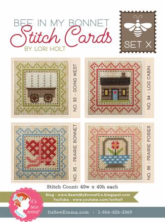 Bee In My Bonnet Stitch Cards Set X