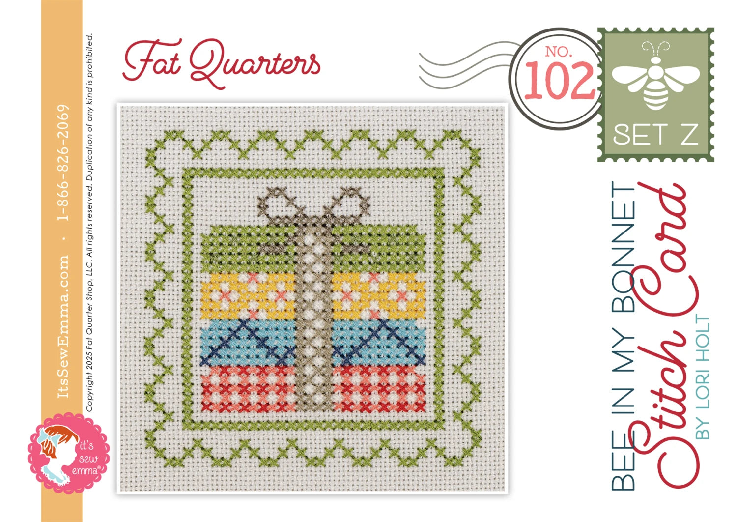 Bee In My Bonnet Stitch Cards Set Z