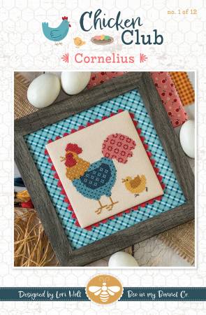 Chicken Club Cross Stitch Pattern Cornelius - Month 1