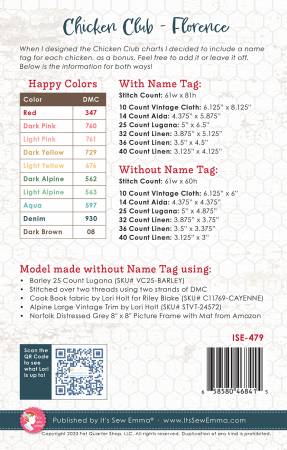 Chicken Club Cross Stitch Pattern Hank - Month 5