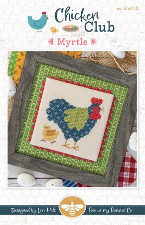 Chicken Club Cross Stitch Pattern Myrtle - Month 8