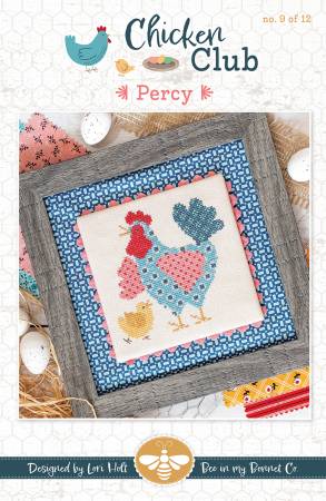 Chicken Club Cross Stitch Pattern Percy - Month 9