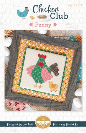 Chicken Club Cross Stitch Pattern Penny - Month 10