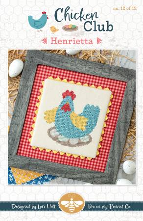 Chicken Club Cross Stitch Pattern Henrietta - Month 12
