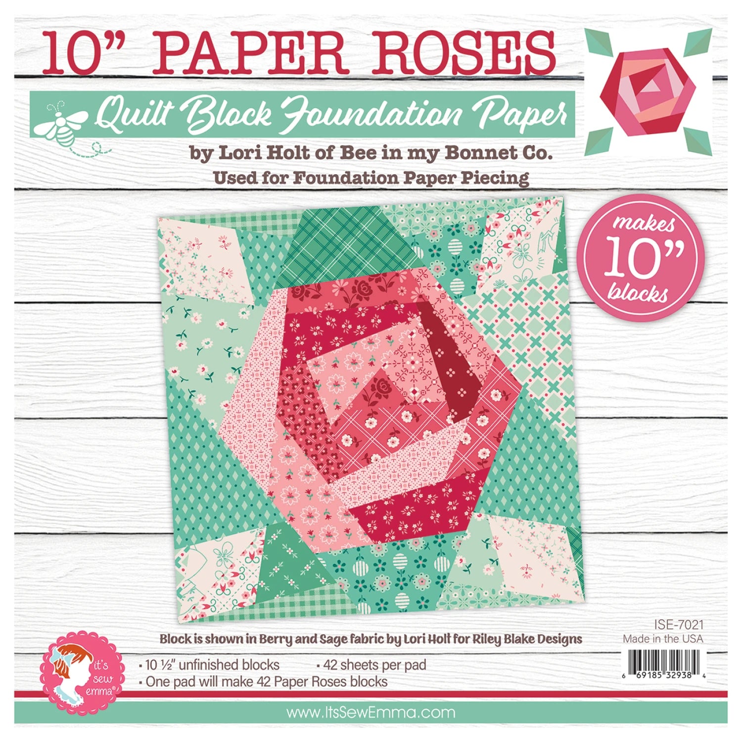 Paper Roses 10in Foundation Paper Pad