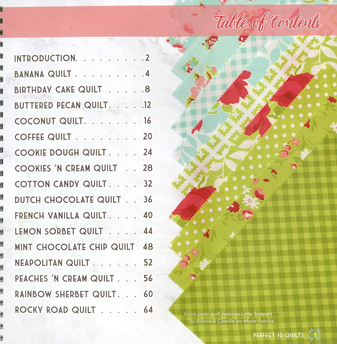Perfect 10 Quilts Book