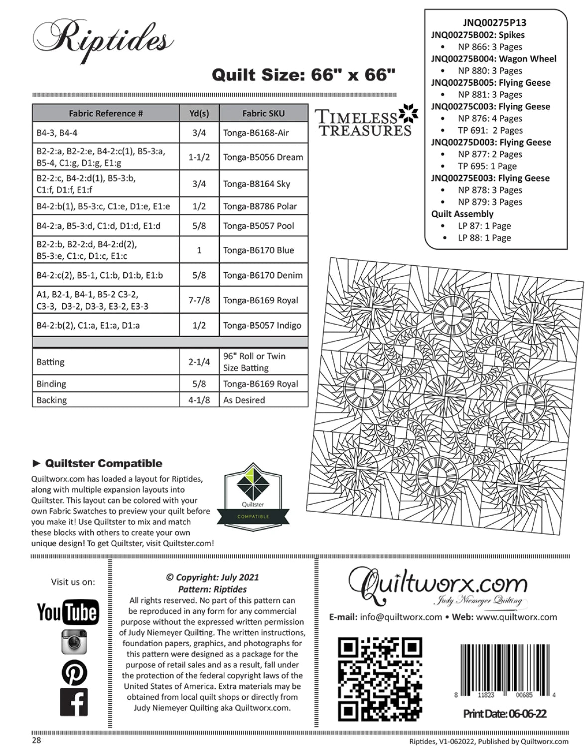 Riptides - Quiltworx