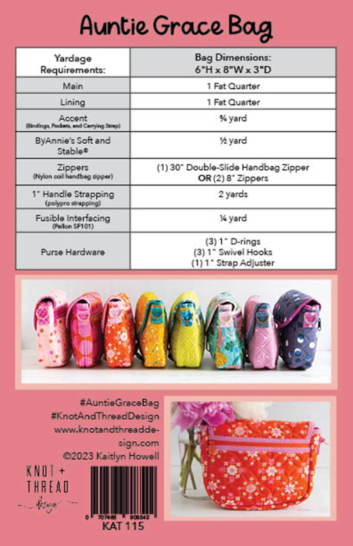 Auntie Grace Bag - Knot & Thread