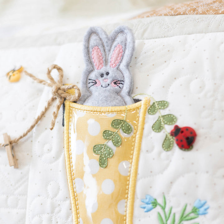 Hoppin' Down the Bunny Trail Bench Pillow