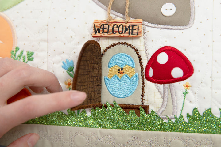 Hoppin' Down the Bunny Trail Bench Pillow