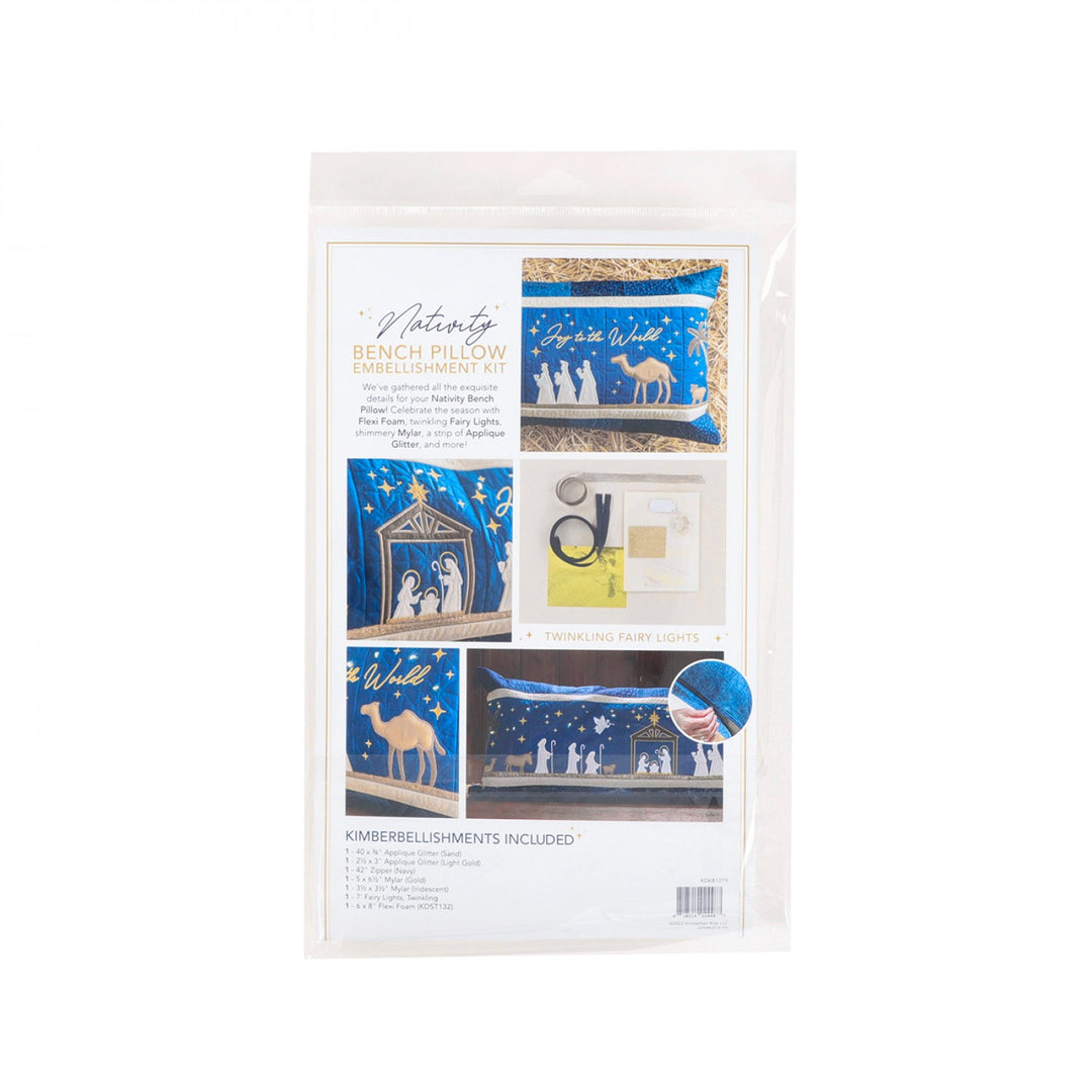 Nativity Bench Pillow Embellishment Kit