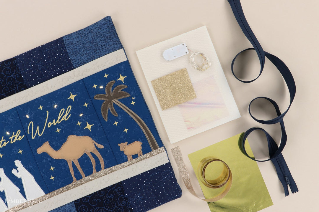 Nativity Bench Pillow Embellishment Kit