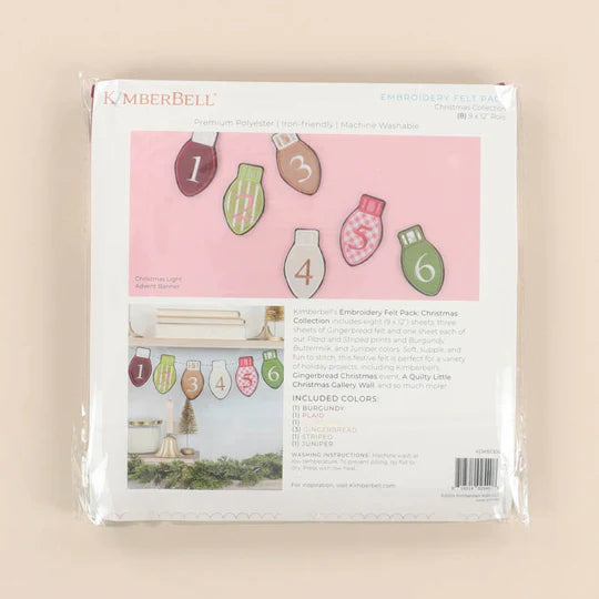 Christmas Collection Pack Embroidery Felt - Kimberbell