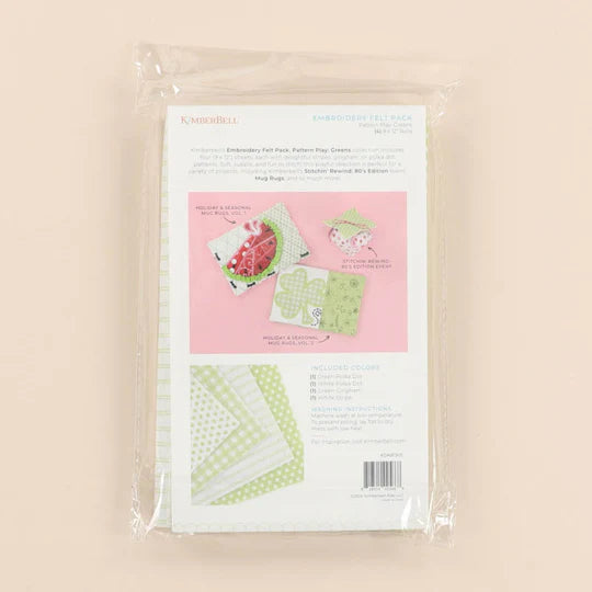Embroidery Felt Pack: Greens - Kimberbell
