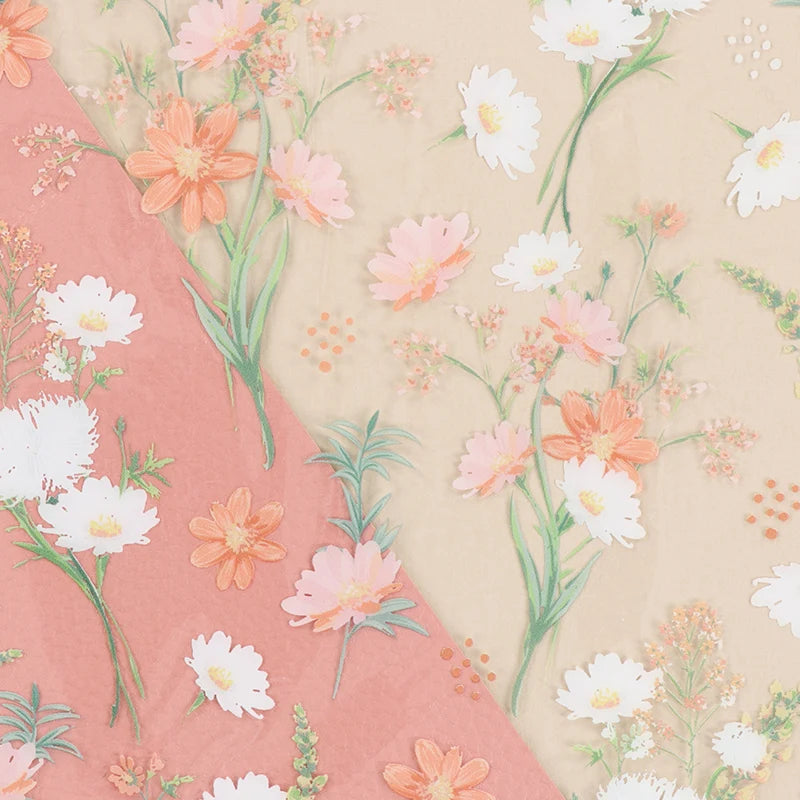 Pink Petal Mix Printed Vinyl - Kimberbell
