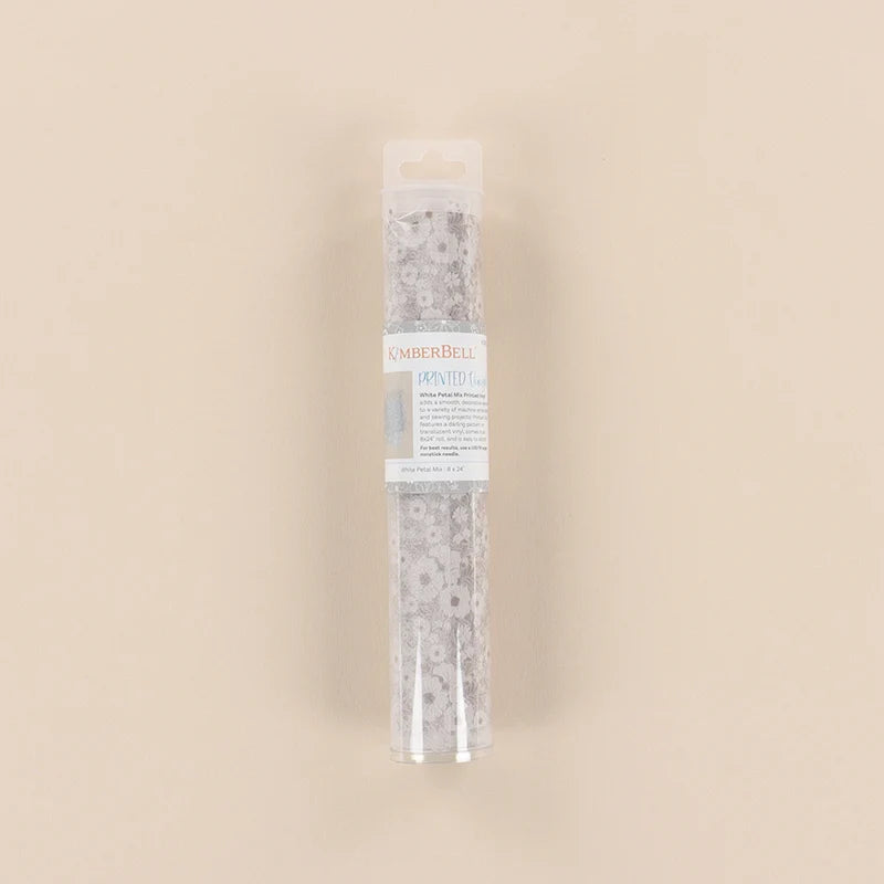 White Petal Printed Vinyl - Kimberbell