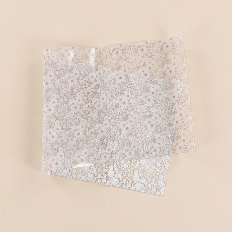 White Petal Printed Vinyl - Kimberbell