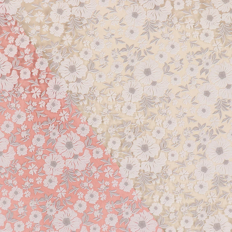 White Petal Printed Vinyl - Kimberbell