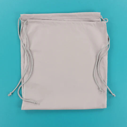 Blank Canvas Cinch Backpack - Light Grey