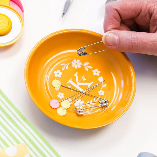 Magnetic Pin Bowl - Orange - Kimberbell