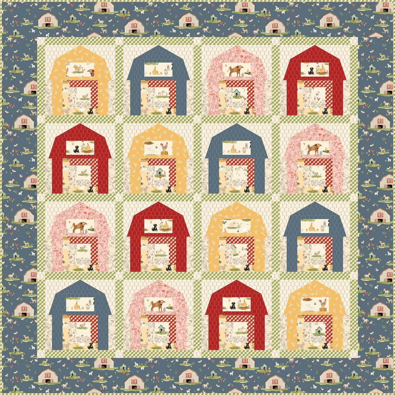 I Spy Farm Quilt Kit - Lil' Farm Friends