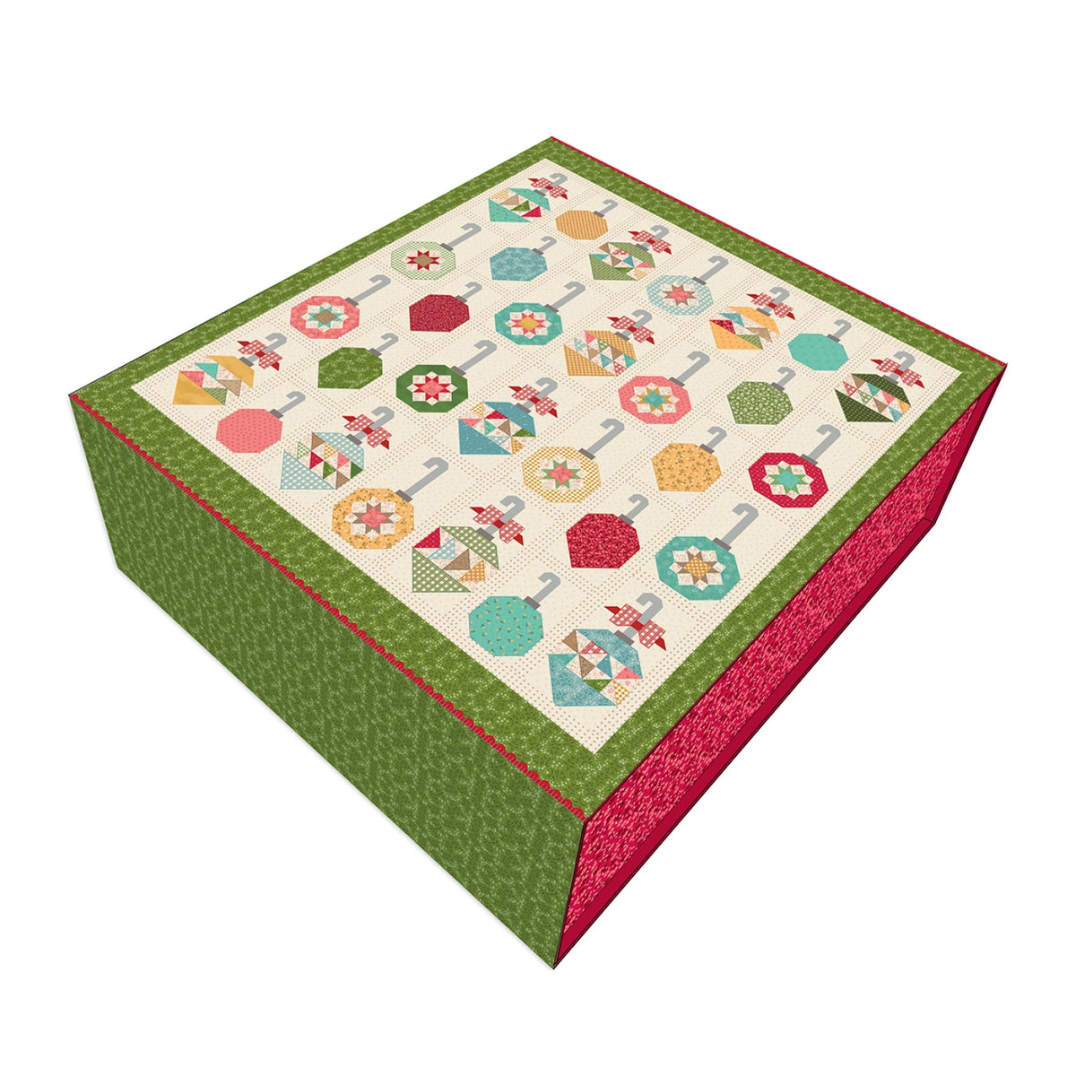 Decorating the Tree - Machine Embroidery - Fabric Only Kit