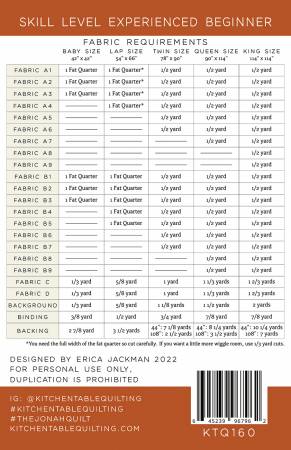 The Jonah Quilt Pattern - Kitchen Table Quilting