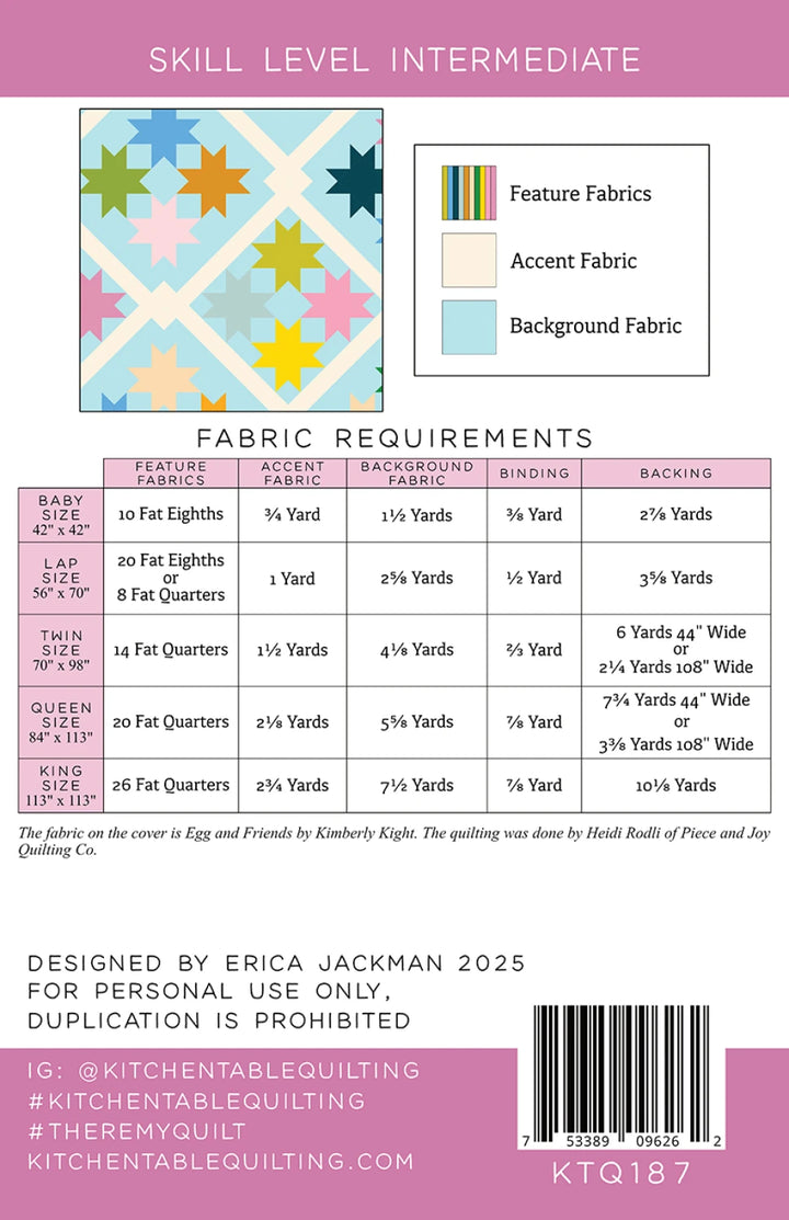 The Remy Quilt Pattern - Kitchen Table Quilting