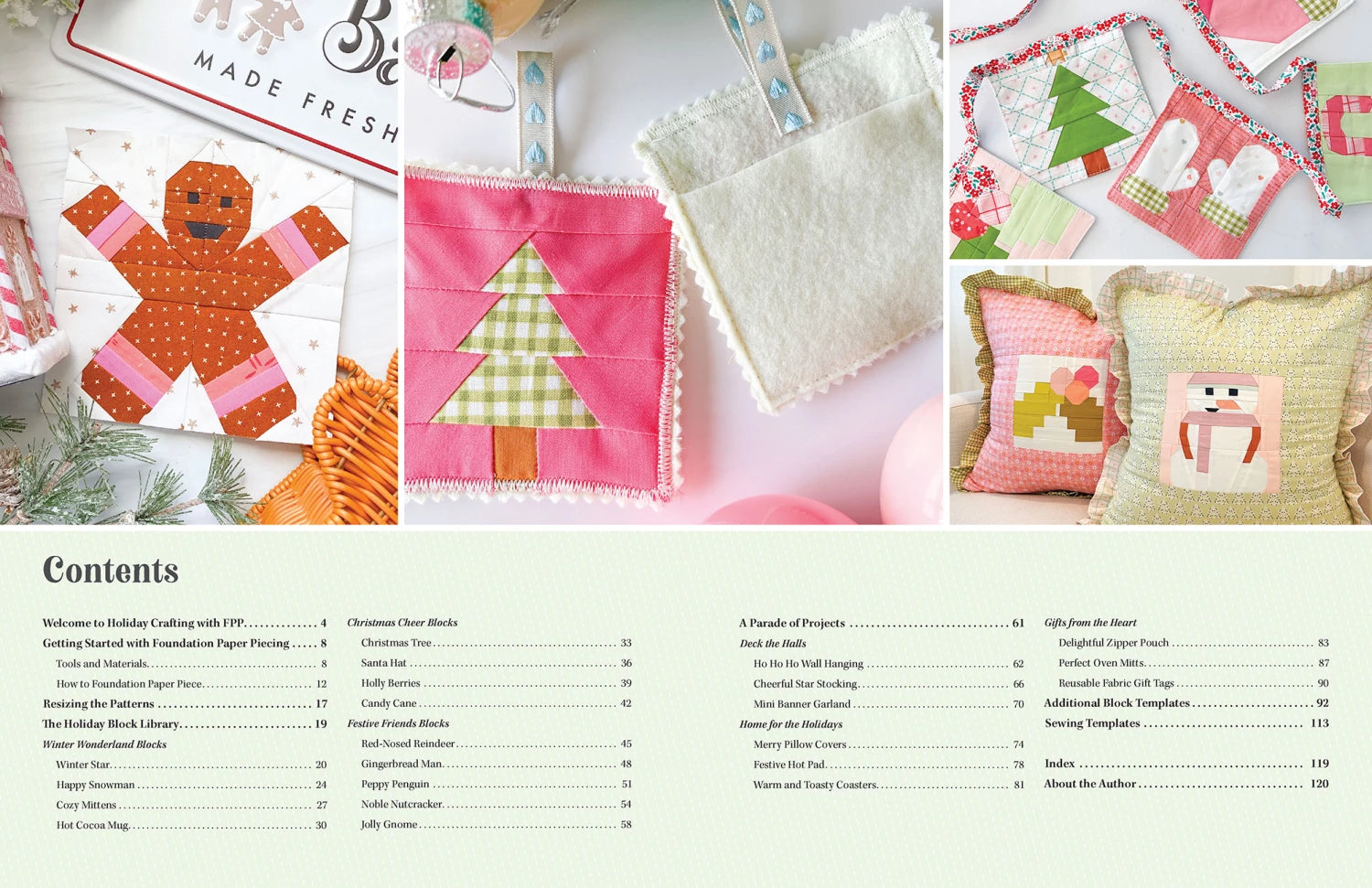Wonderful World of Paper-Pieced Quilt Blocks for Christmas Book