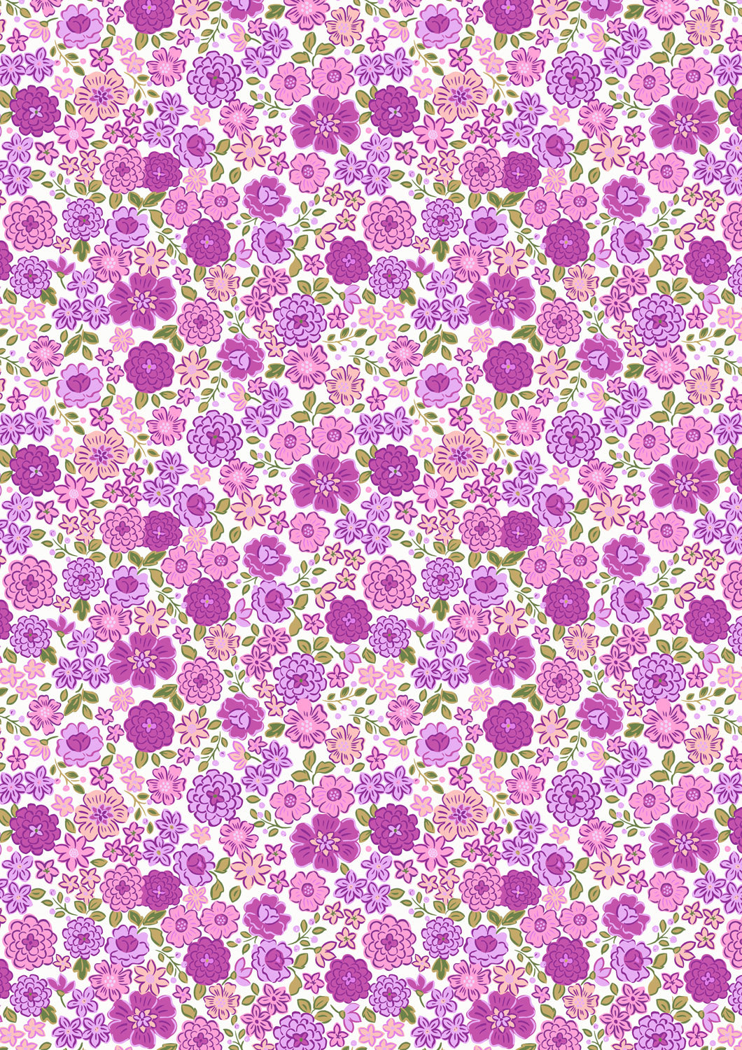 Boho Blooms - Boho Blooms - Pretty Purples - L16B