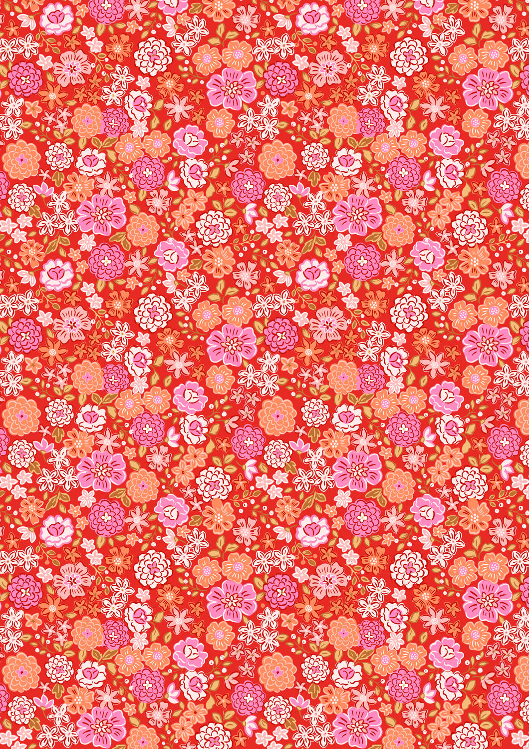 Boho Blooms - Boho Blooms - Summer Red - L16F