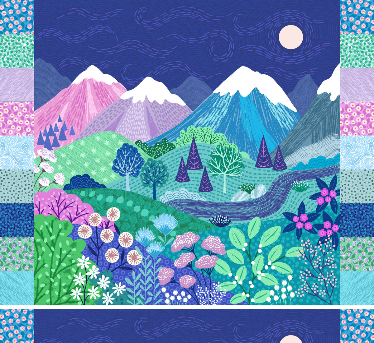 Creative Landscapes - Mountains and Shores - Snowy Mountains Panel - L20