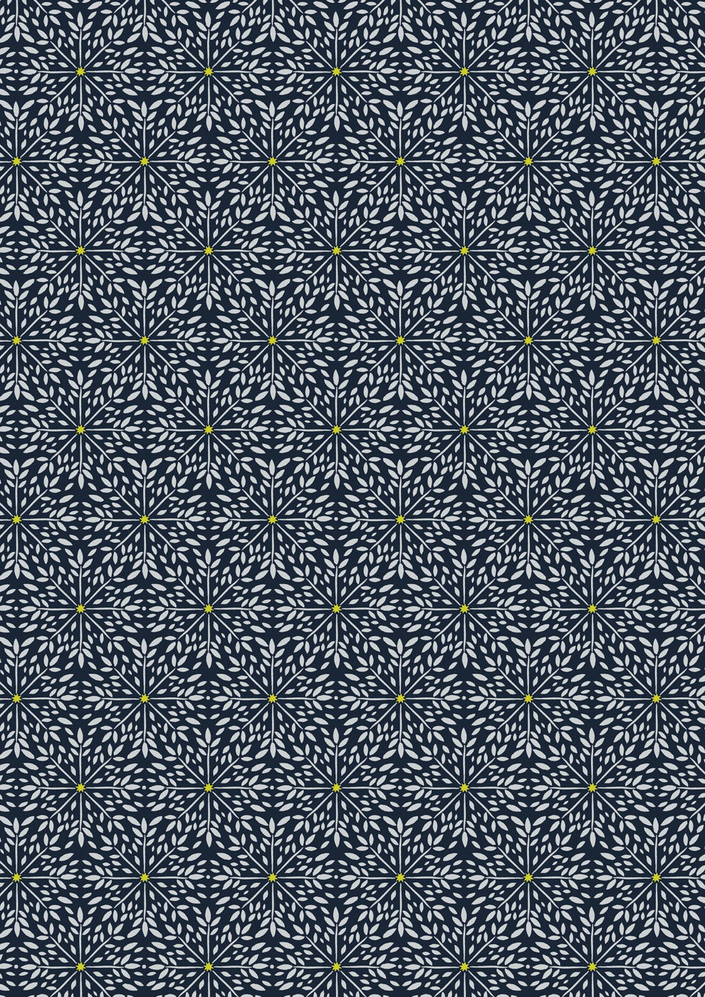 Winter Solstice - Winter Star - Midnight Blue (with gold metallic) - L57C