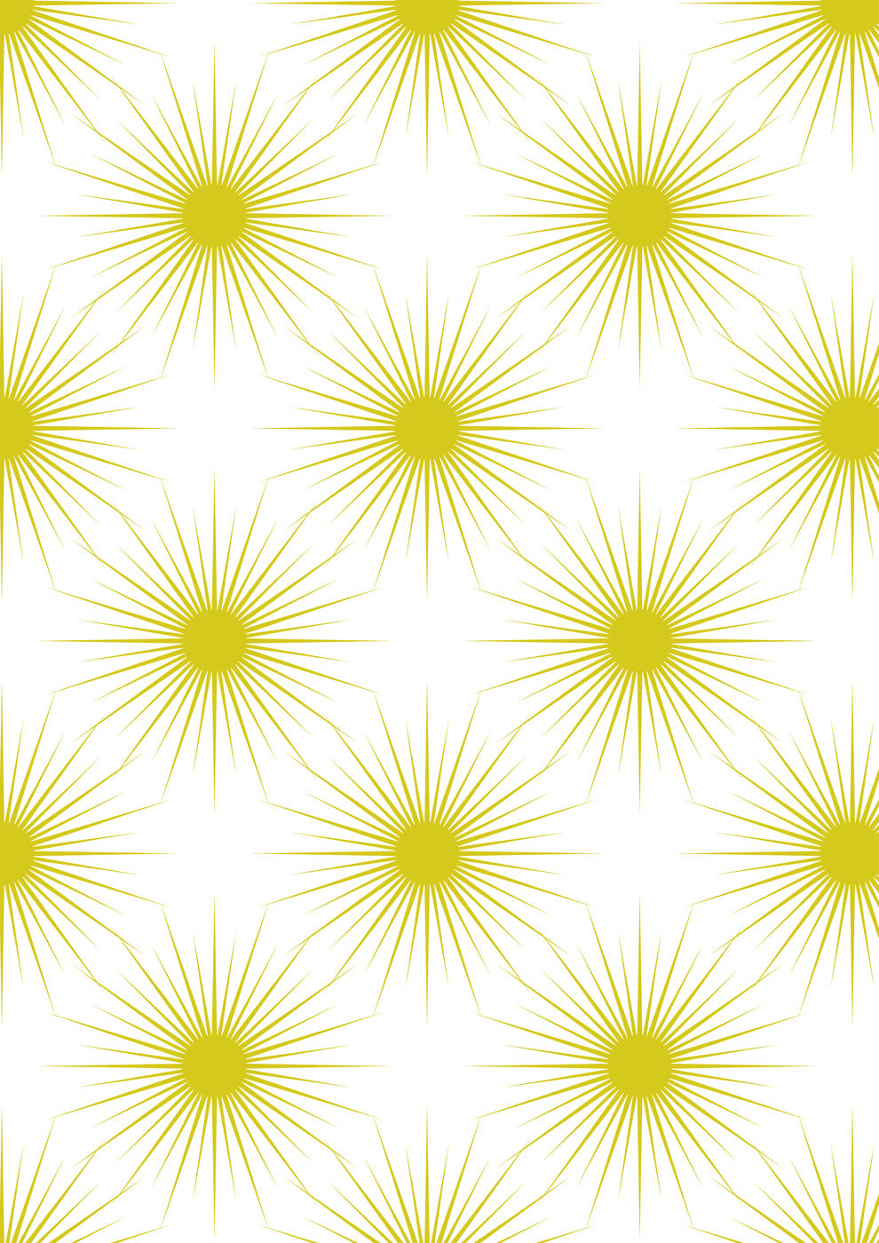 Winter Solstice - Solstice Sun - White (with gold metallic) - L58A