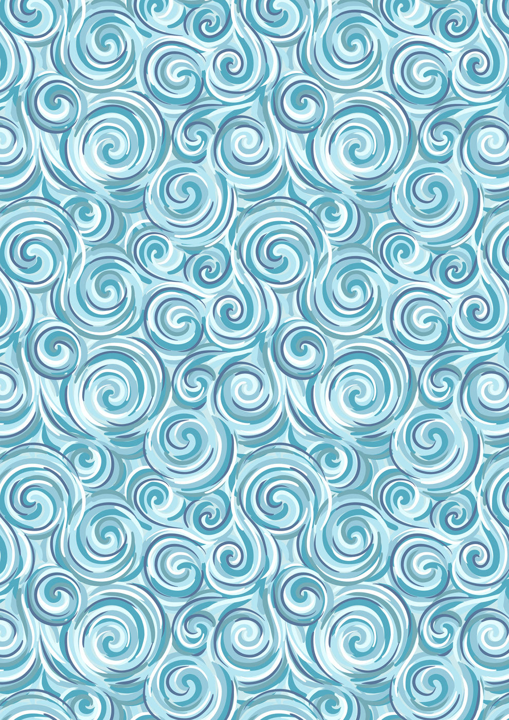 Where The Sky Dances - Northern Lights Swirl - Blue - L67C