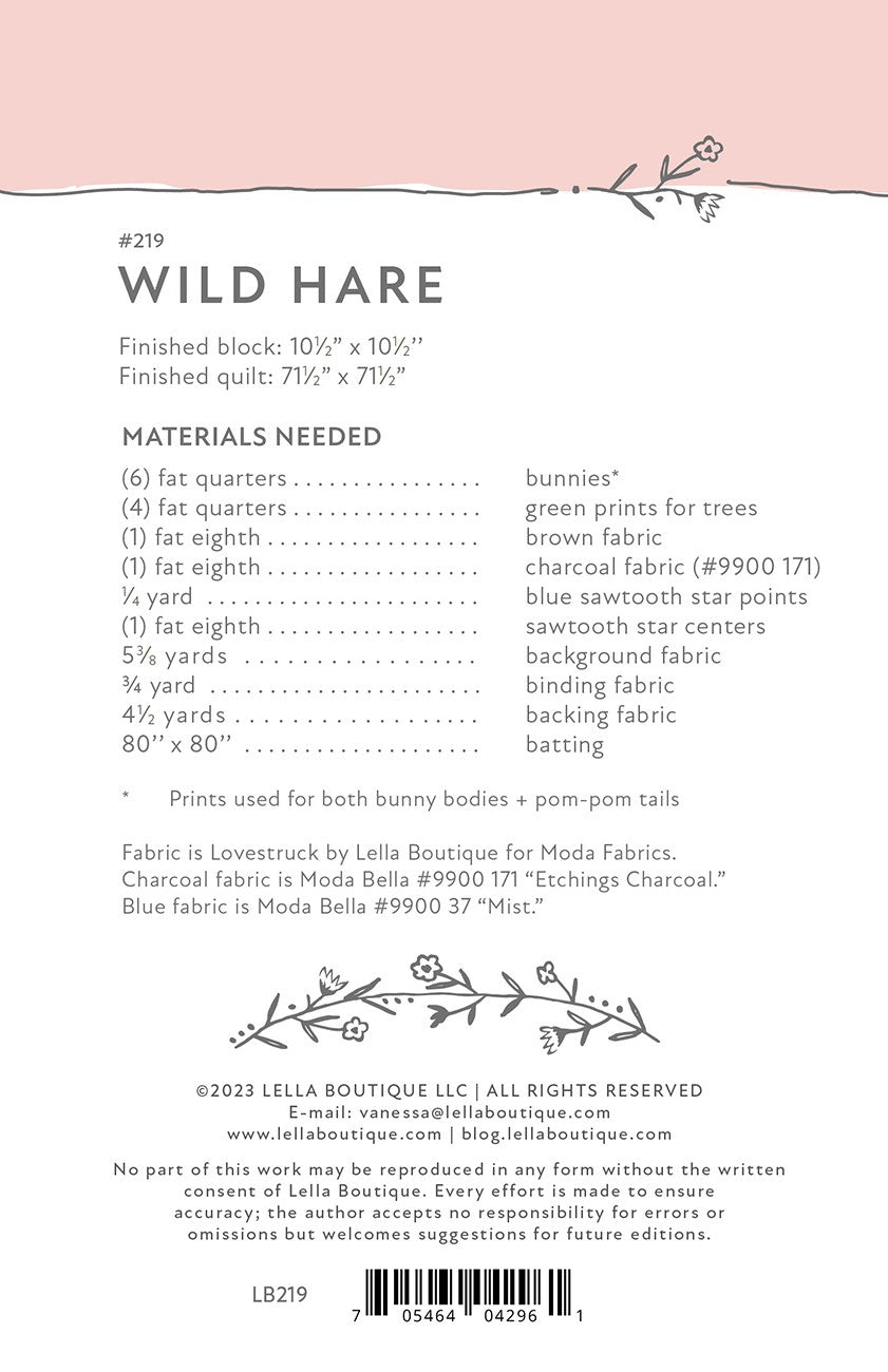 Wild Hare Pattern