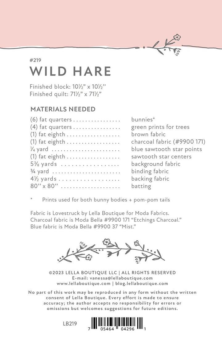 Wild Hare Pattern