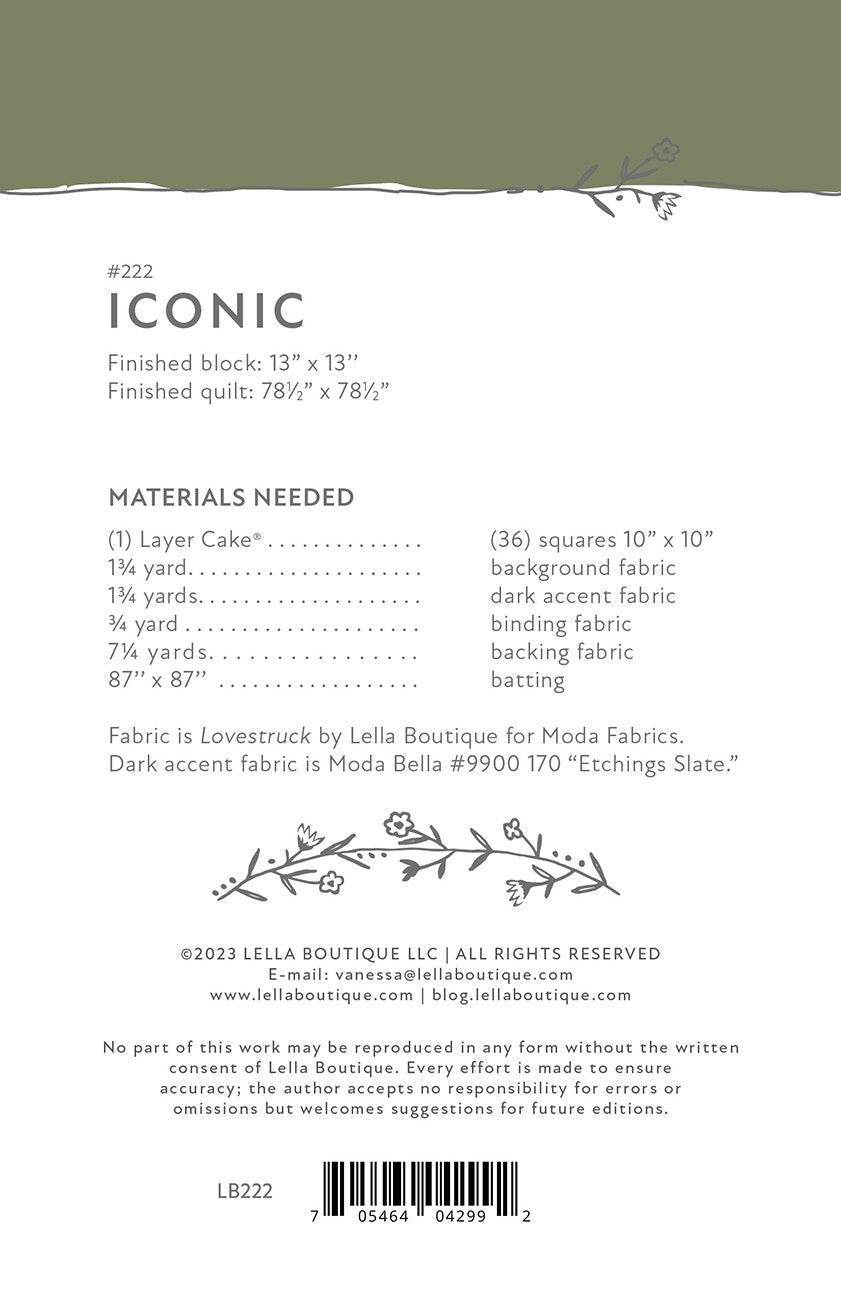 Iconic Quilt Pattern