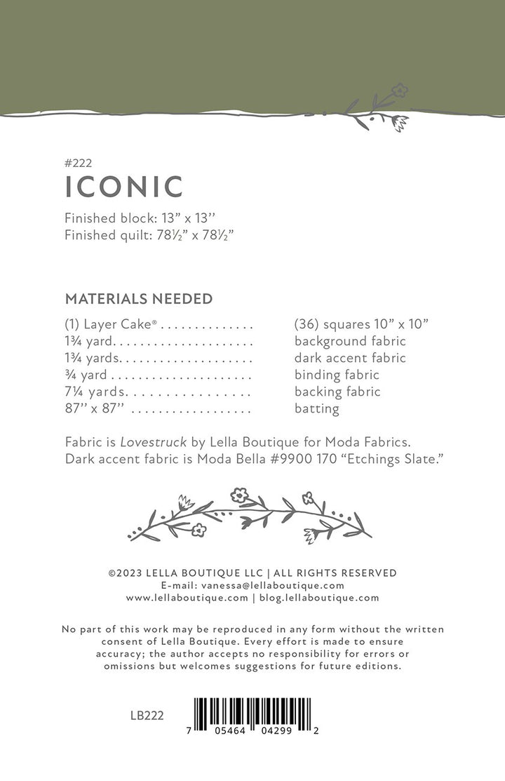 Iconic Quilt Pattern