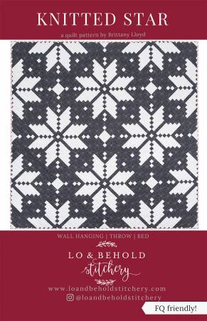 Knitted Star Quilt Pattern - Lo & Behold Stitchery