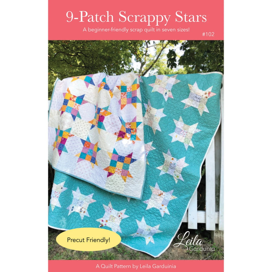9-Patch Scrappy Stars Pattern - Leila Gardunia