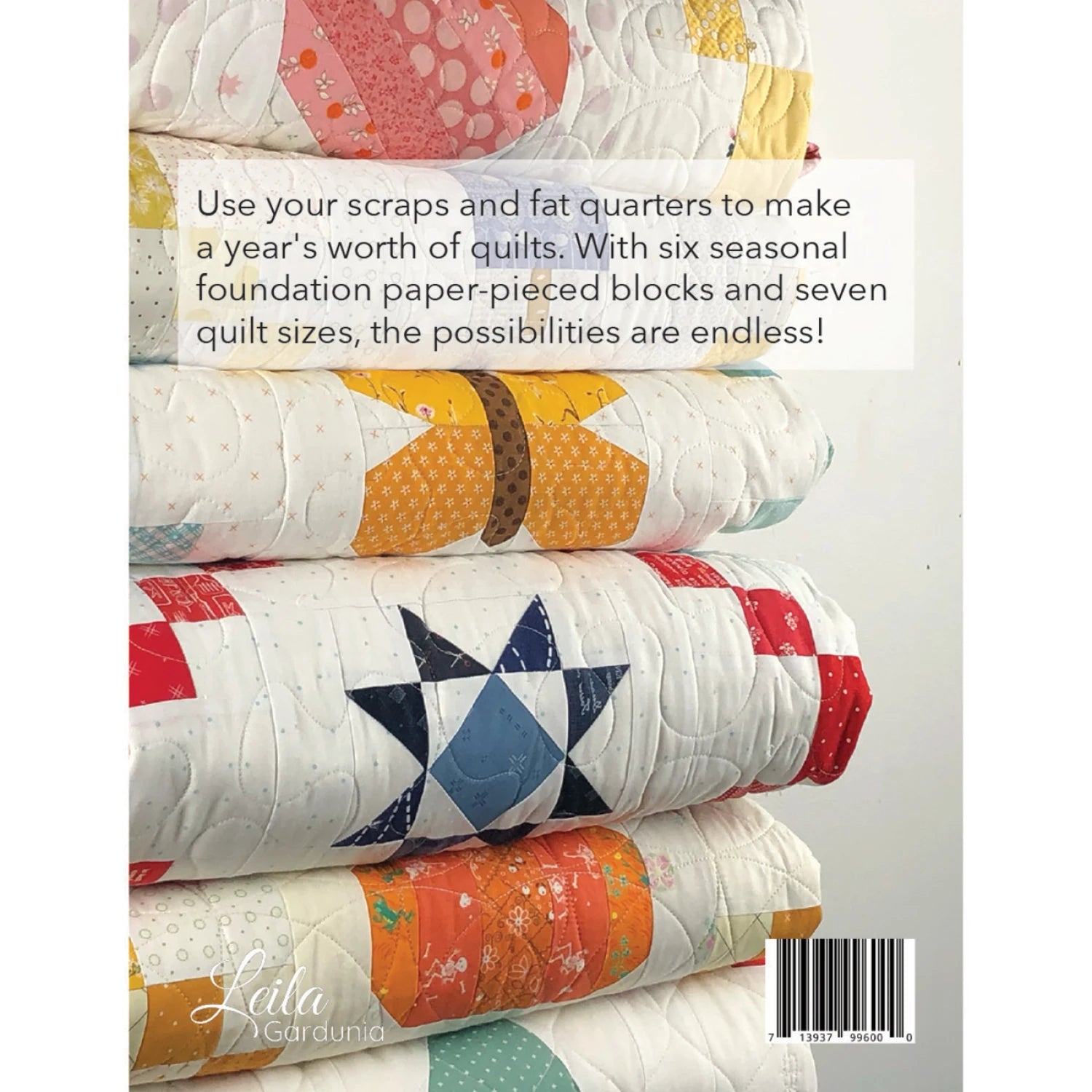 Seasonal Scrappy Pattern Book - Leila Gardunia