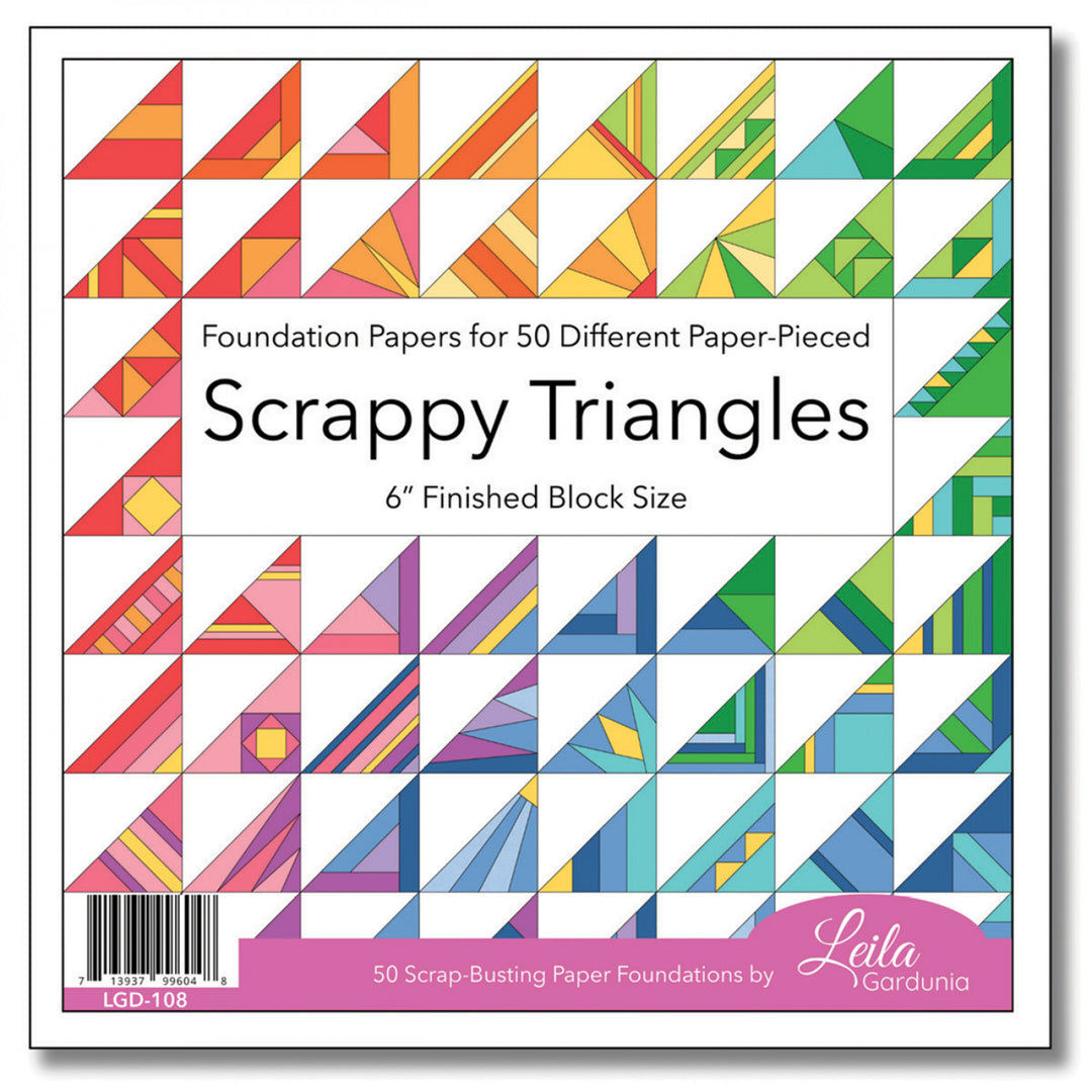 Scrappy Triangle Foundation Paper-Piecing Pad - 6"