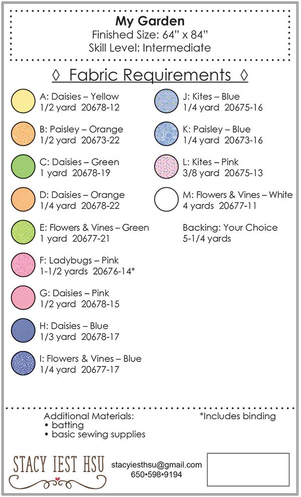 My Garden Quilt Pattern