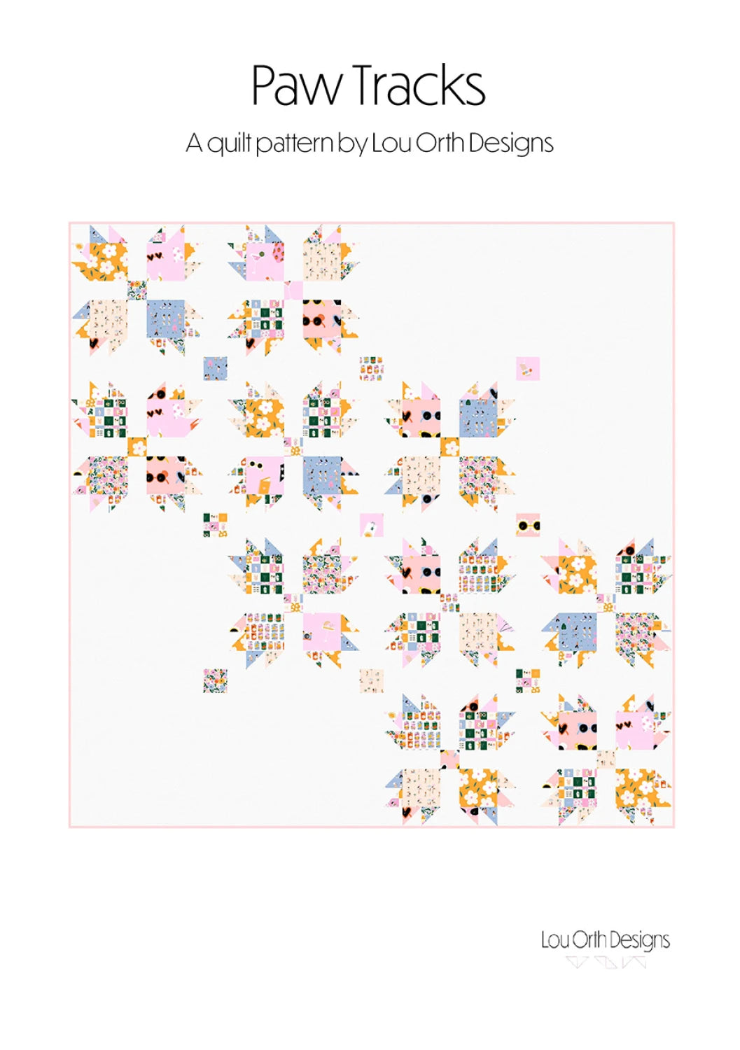 Paw Tracks Quilt Pattern - Lou Orth