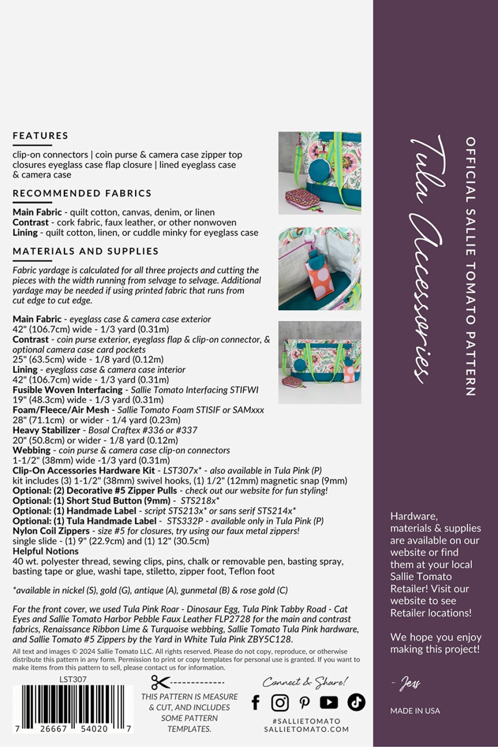 Tula Accessories - Sallie Tomato