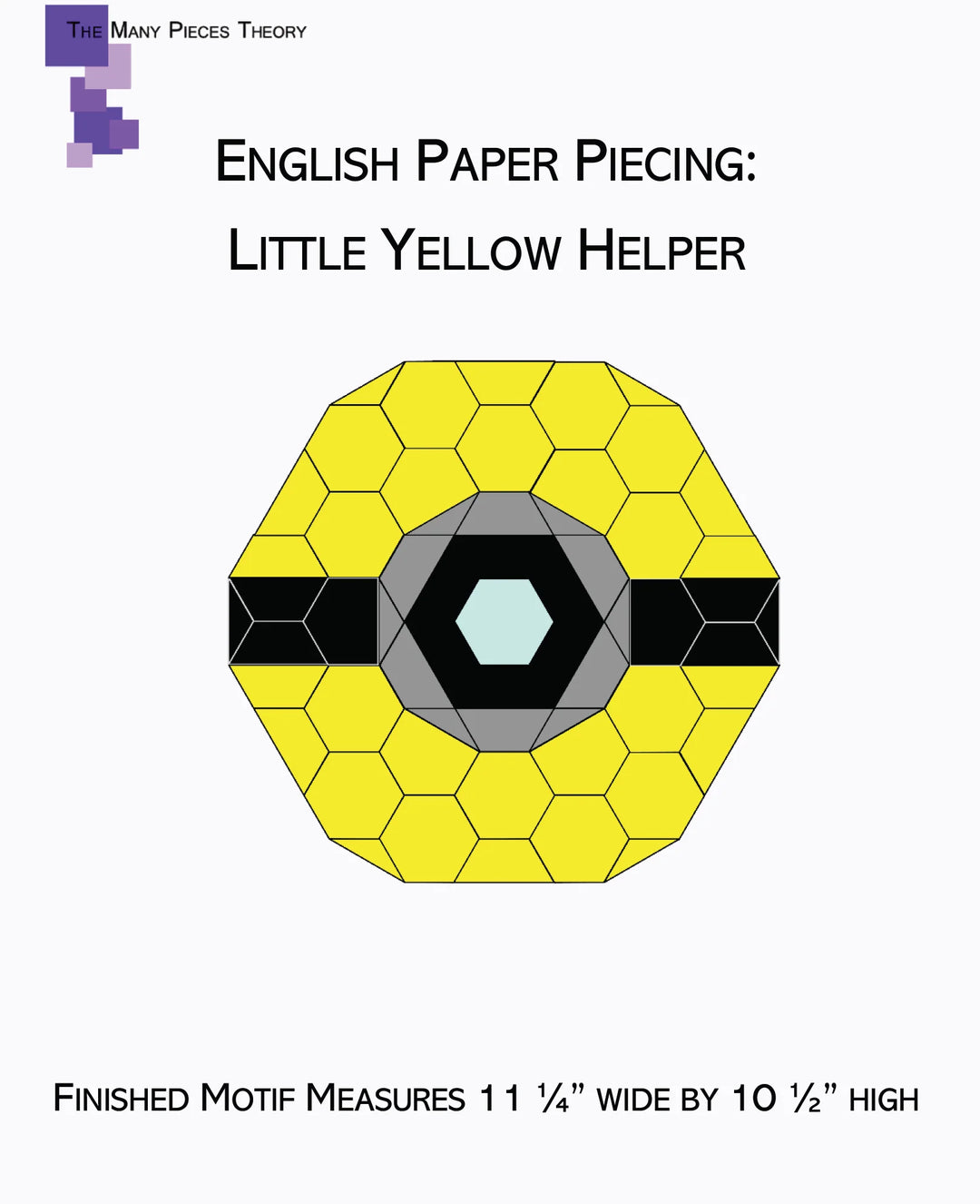 English Paper Piecing: Little Yellow Helper - Quiltoni