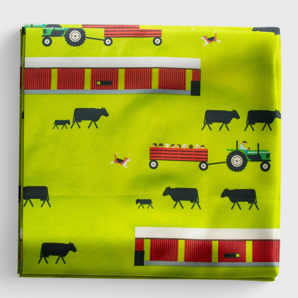 Long Branch - The Farm Green Poplin - CH-467 - Green